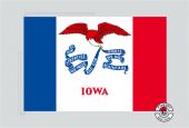 Iowa Tischflagge