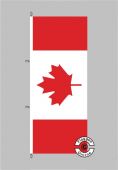 Kanada Hochformat Flagge / Fahne für höhere Windlasten
