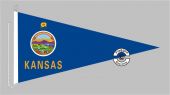 Kansas Bootsstander Wimpel 