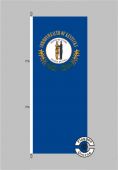 Kentucky Flagge Hochformat 