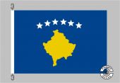 Kosovo Flagge / Fahne für höhere Windlasten