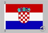 Kroatien Flagge / Fahne für höhere Windlasten