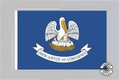 Louisiana Tischflagge