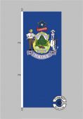 Main Flagge Hochformat 