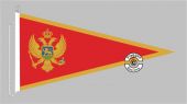 Montenegro Bootsstander Wimpel 