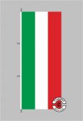 Nordrhein-Westfalen ohne Wappen Hochformat Flagge