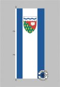 Nordwest Territorium Flagge Hochformat 