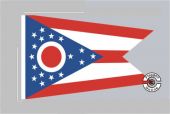 Ohio Tischflagge