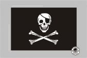 Pirat Jolly Roger Tischflagge