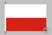 Polen Flagge / Fahne für höhere Windlasten
