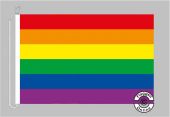 Regenbogen Bootsflagge