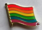 Regenbogen Flaggenpin