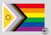 Regenbogen Progress Pride Flagge
