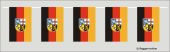 Saarland Flaggenkette