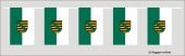 Sachsen Flaggenkette