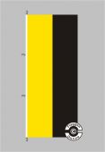 Sachsen-Anhalt Hochformat Flagge / Fahne für höhere Windlasten