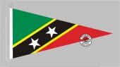 Saint Kitts and Navis Bootsstander Wimpel 