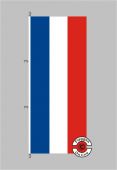 Schleswig-Holstein Hochformat Flagge / Fahne für höhere Windlasten
