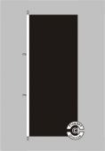 Schwarz Hochformat Flagge