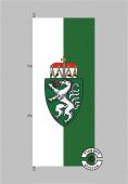 Steiermark Flagge Hochformat 