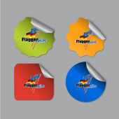 Aufkleber Sticker im Individualdruck