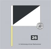 Motorsport Flagge Verwarnung