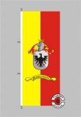Familienwappen 1 Adler Hochformat Flagge
