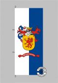 Familienwappen 2 Greif Hochformat Flagge