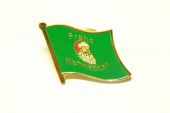 Frohe Weihnachten Weihnachtsmann Flaggenpin
