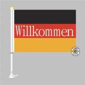 Willkommen Autoflagge