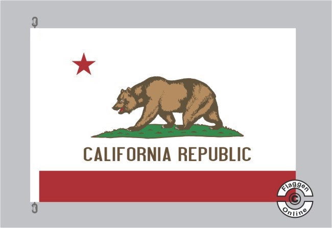 Kalifornien California  Flagge Fahne Hißflagge Hissfahne 150 x 90 cm 