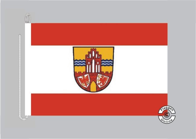 Fahne Flagge Landkreis Uckermark 20 x 30 cm Bootsflagge Premiumqualität
