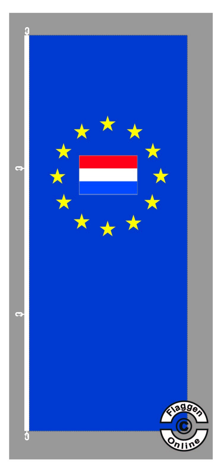 Europa Niederlane Holland Hochformat Flagge