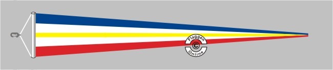 Mecklenburg-Vorpommern ohne Wappen Langwimpel mit Querholz 