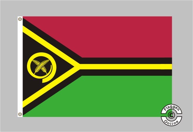 Bandiera Vanuatu 90x150cm – Digni – Poliestere 100% – Nuova Con Etichette