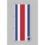 Costa Rica Hochformat Flagge / Fahne für höhere Windlasten