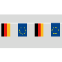 Deutschland Europa Flaggenkette