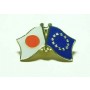 Europa - Japan Freunschaftspin