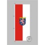 Hessen mit Wappen Flagge / Fahne für höhere Windlasten