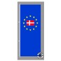 Europa Dänemark Hochformat Flagge