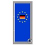 Europa Deutschland Hochformat Flagge