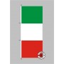 Italien Hochformat Flagge / Fahne für höhere Windlasten