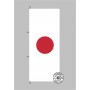 Japan Hochformat Flagge / Fahne für höhere Windlasten