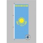 Kasachstan Hochformat Flagge / Fahne für höhere Windlasten