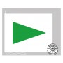 Signalflagge Regatta Flagge grün