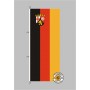 Rheinland-Pfalz Hochformat Flagge / Fahne für höhere Windlasten