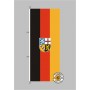 Saarland Hochformat Flagge / Fahne für höhere Windlasten