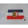 Schleswig-Holstein mit Wappen Flagge / Fahne für höhere Windlasten