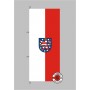 Thüringen mit Wappen Hochformat Flagge / Fahne für höhere Windlasten