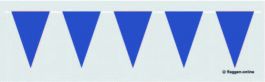 Wimpelkette 18 M – Rot-weiß-blaue Flaggen (50 Stück), Wasserfest Für Garten & Party